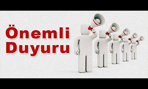 ÖNEMLİ DUYURU!