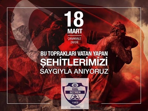 18 MART ÇANAKKALE ZAFERİ ŞEHİTLERİ ANMA GÜNÜ MESAJI