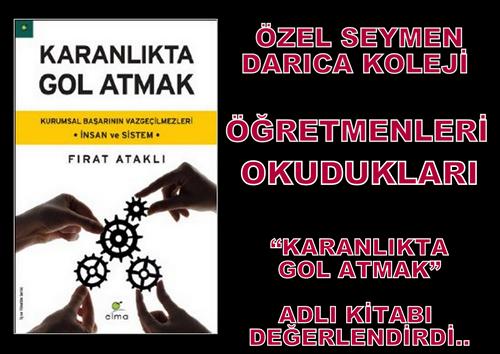 DARICA SEYMEN "KARANLIKTA GOL ATMAK" ADLI KİTABI OKUDU...