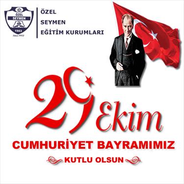 29 EKİM CUMHURİYET BAYRAMI KUTLAMA MESAJI