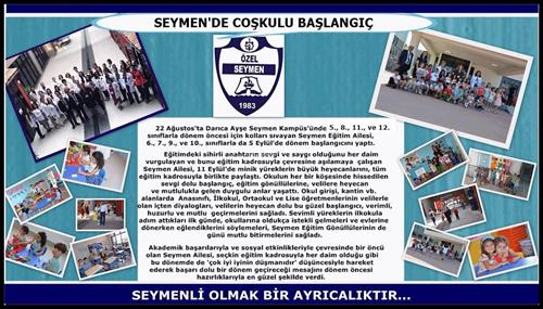 SEYMEN"DE COŞKULU BAŞLANGIÇ