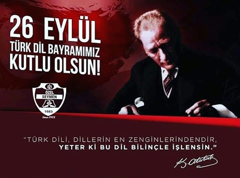 TÜRK DİL BAYRAMIMIZ KUTLU OLSUN