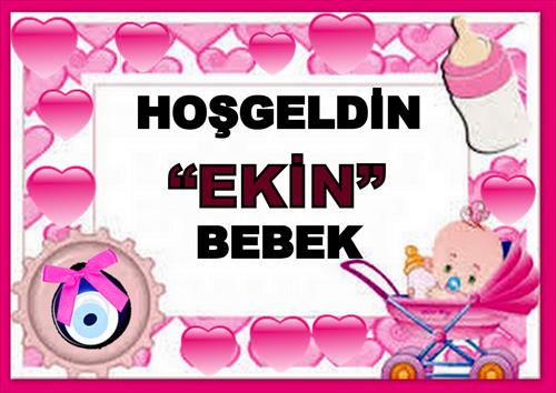 HOŞGELDİN EKİN BEBEK