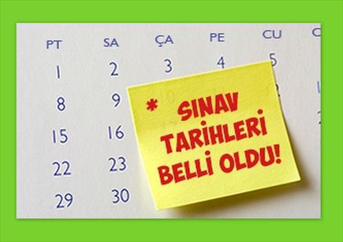 ORTAOKUL VE ANADOLU LİSESİ SINAV TARİHLERİ BELLİ OLDU...