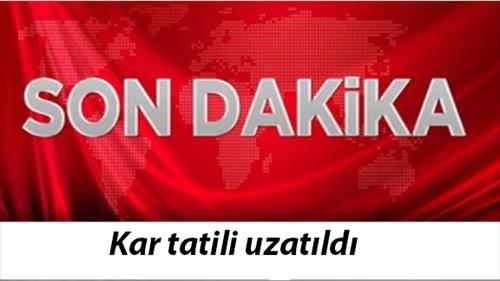 KAR TATİLİ 20 ŞUBAT CUMA