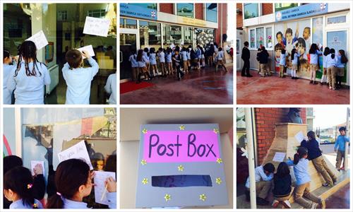 "POST BOX" WITH 3RD GRADES